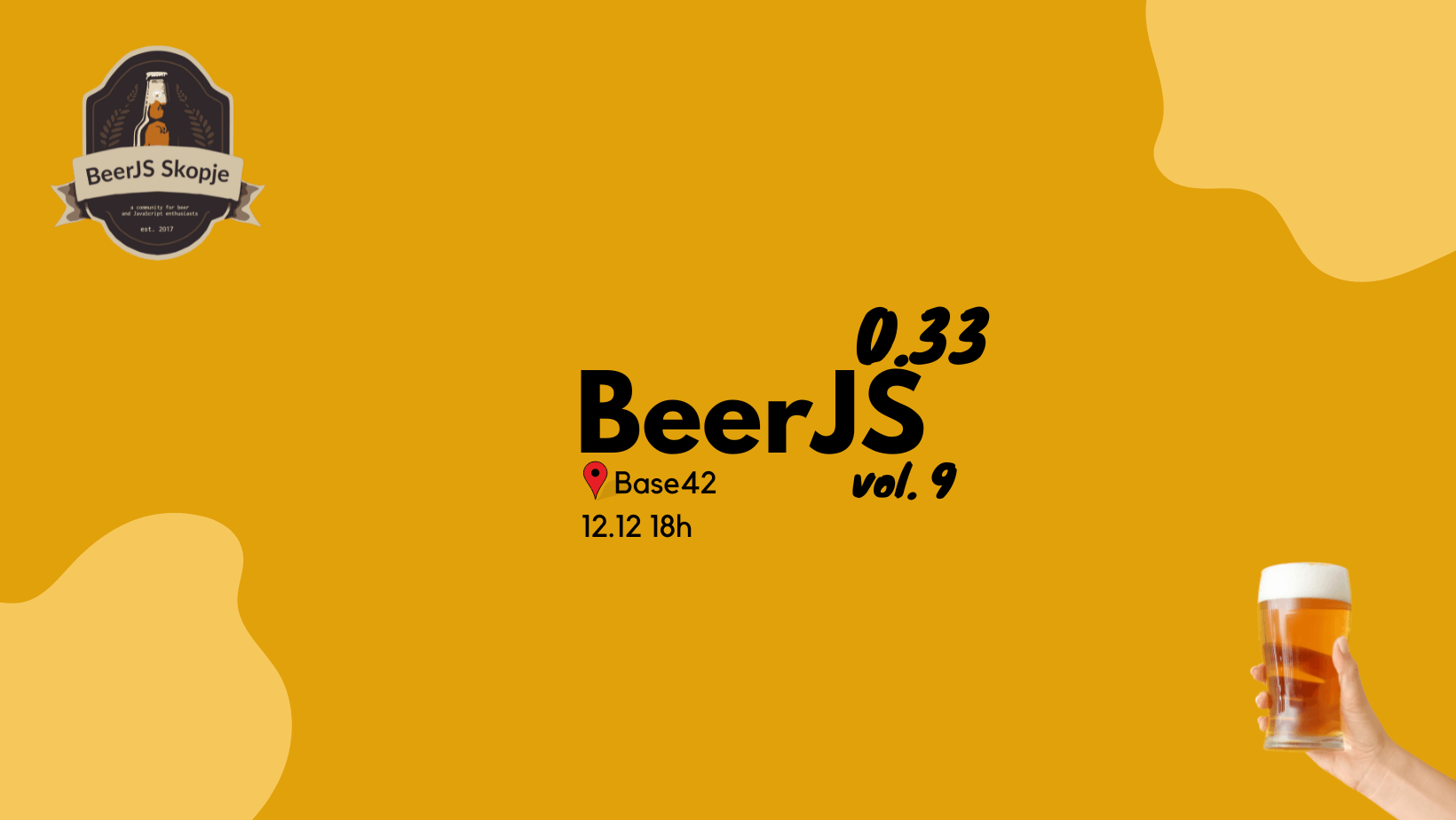 BeerJS 0.33, Vol 9 - 12ти декември